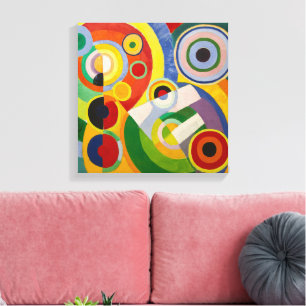 Rhythm, Joy of Life Robert Delaunay Canvas Print
