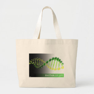 Rhythm of Life Large Tote Bag