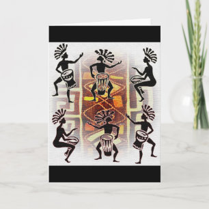 Rhythm of the Drums Card