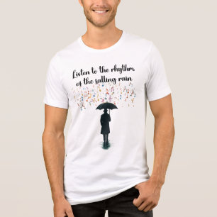 Rhythm of the Rain Men's Bella+Canvas Long Sleeve Tri-Blend Shirt