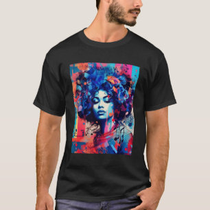 Rhythm Revival Urban Melodies In Pop Street Art Bl T-Shirt