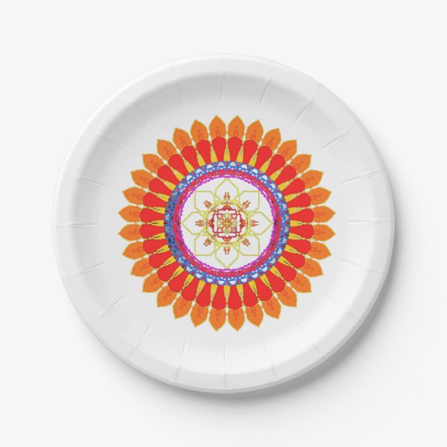 Rhythmic Euphoria  Paper Plate (Front)