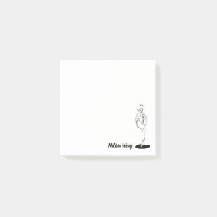 Rhythmic Gymnast Post-it Notes