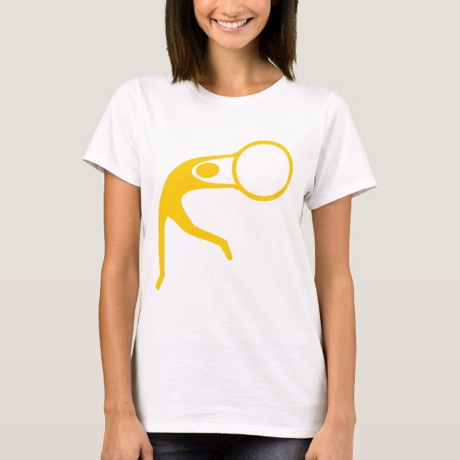 Rhythmic Gymnastic Figure - Amber T-Shirt (Front)