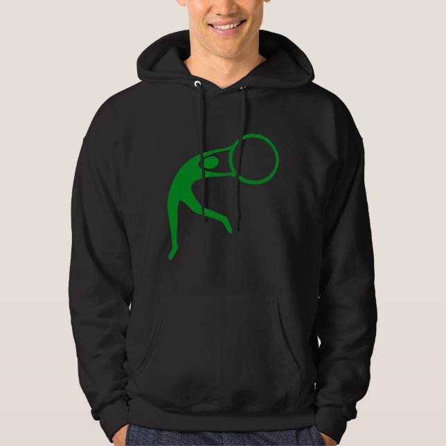 Rhythmic Gymnastic Figure - Grass Green Hoodie (Front)