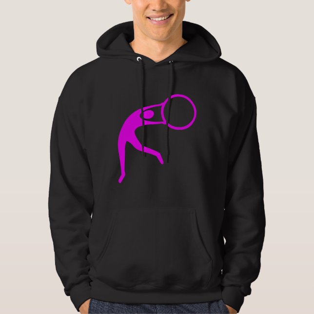 Rhythmic Gymnastic Figure - Magenta Hoodie (Front)