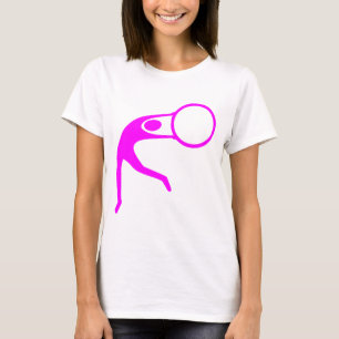 Rhythmic Gymnastic Figure - Magenta T-Shirt