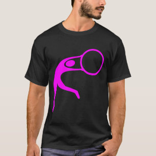Rhythmic Gymnastic Figure - Magenta T-Shirt