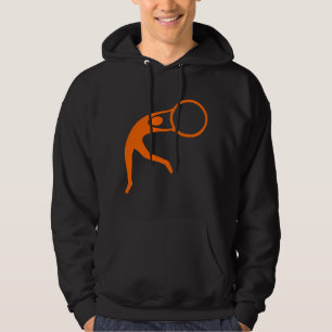 Rhythmic Gymnastic Figure - Orange Hoodie