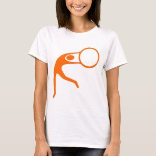 Rhythmic Gymnastic Figure - Orange T-Shirt