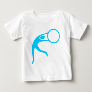 Rhythmic Gymnastic Figure - Sky Blue Baby T-Shirt