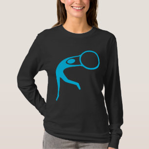 Rhythmic Gymnastic Figure - Sky Blue T-Shirt