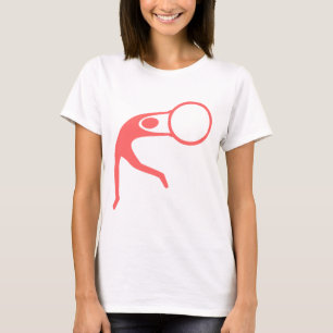Rhythmic Gymnastic Figure - Tropical Pink T-Shirt