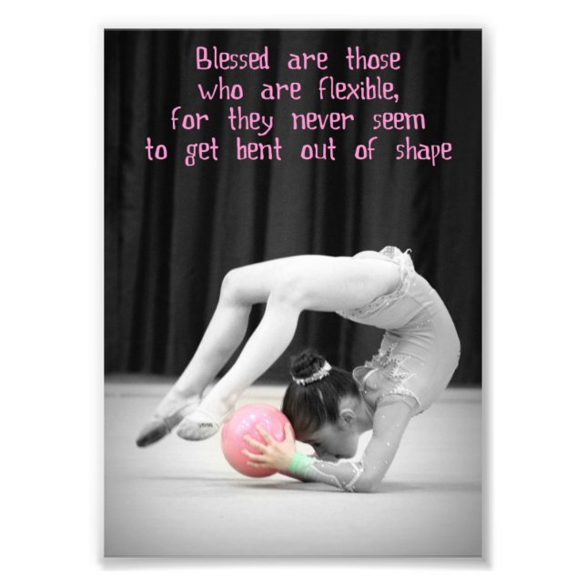 Rhythmic Gymnastics art flexible poster 5x7 (Front)