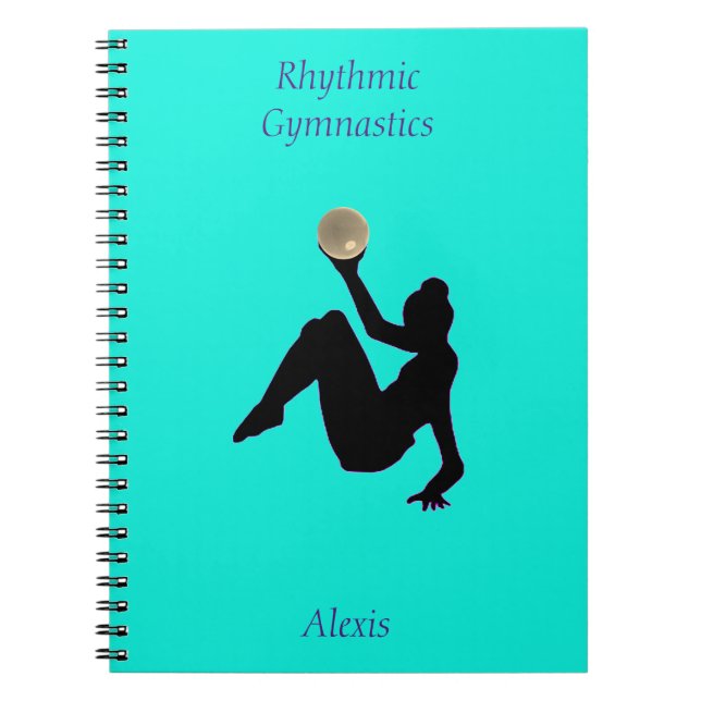Rhythmic Gymnastics Ball Routine Notebook (Front)