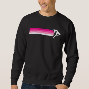 rhythmic gymnastics Baton Twirling girl retro Bato Sweatshirt