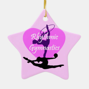 Rhythmic Gymnastics Ceramic Tree Decoration