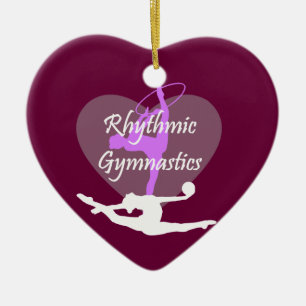Rhythmic Gymnastics Ceramic Tree Decoration