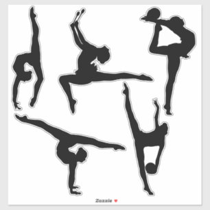 Rhythmic Gymnastics Contour Stickers