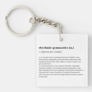 Rhythmic Gymnastics Definition Key Ring