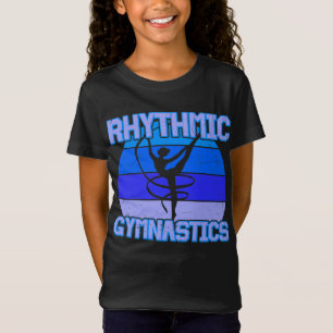 Rhythmic Gymnastics Distressed in Blue / Purple T-Shirt