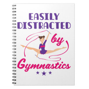 Rhythmic Gymnastics Easily Distracted by Gymnastic Notebook