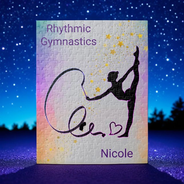Rhythmic Gymnastics Girls Ribbon Puzzle (Creator Uploaded)