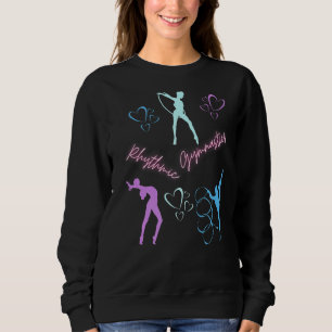 Rhythmic Gymnastics Hearts Sweatshirt