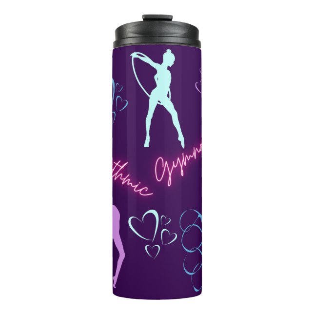 Rhythmic Gymnastics Hoop, Ribbon and Ball   Thermal Tumbler (Front)