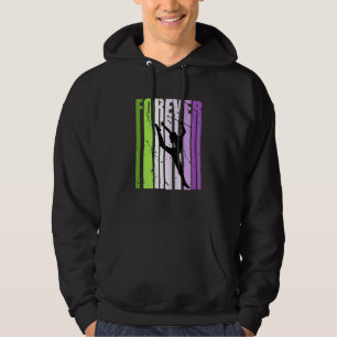 Rhythmic Gymnastics Kids Youth Forever Baton Twirl Hoodie