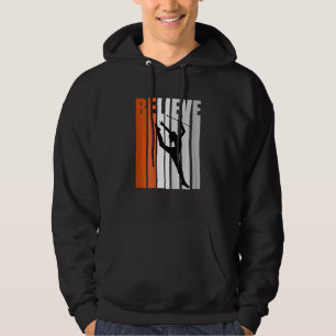 Rhythmic Gymnastics Life Pretty Believe Orange Hoodie