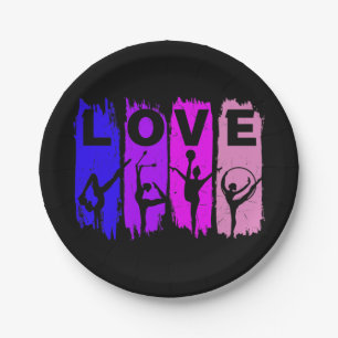 Rhythmic Gymnastics Love       Paper Plate