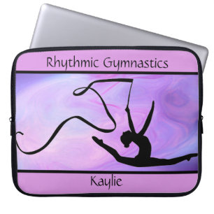 Rhythmic Gymnastics Purple Ribbon Electronics Bag