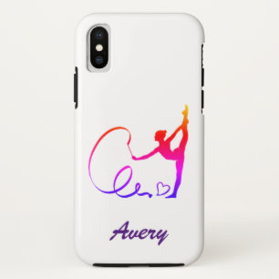 Rhythmic Gymnastics Rainbow iPhone XS Case