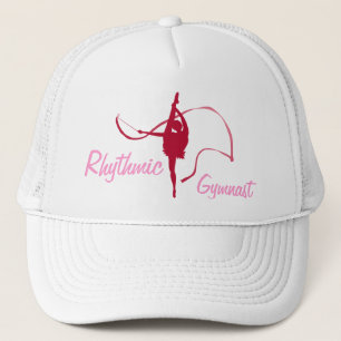 Rhythmic Gymnastics red & pink graphic hat cap