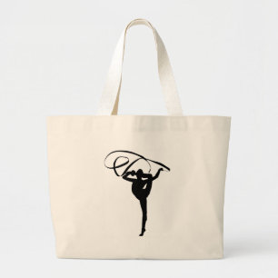 Rhythmic Gymnastics - Ribbon Large Tote Bag