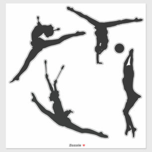 Rhythmic Gymnastics Silhouette