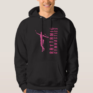Rhythmic Gymnastics Sport A Gymnast With Clubs Or Hoodie