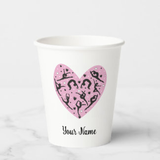 Rhythmic Gymnastics Travel Mug with Lid Paper Cups