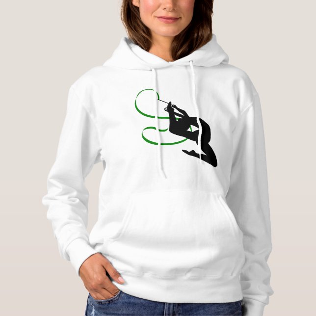 Rhythmic Gymnastics Womens Hoodie (Front)