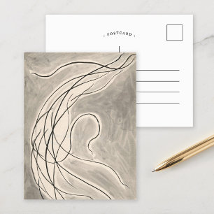 Rhythmic Lines   Abraham Walkowitz Postcard