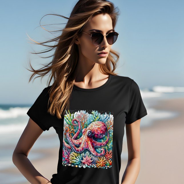 Rhythmic Octopus Jamming on Drums T-Shirt (Creator Uploaded)