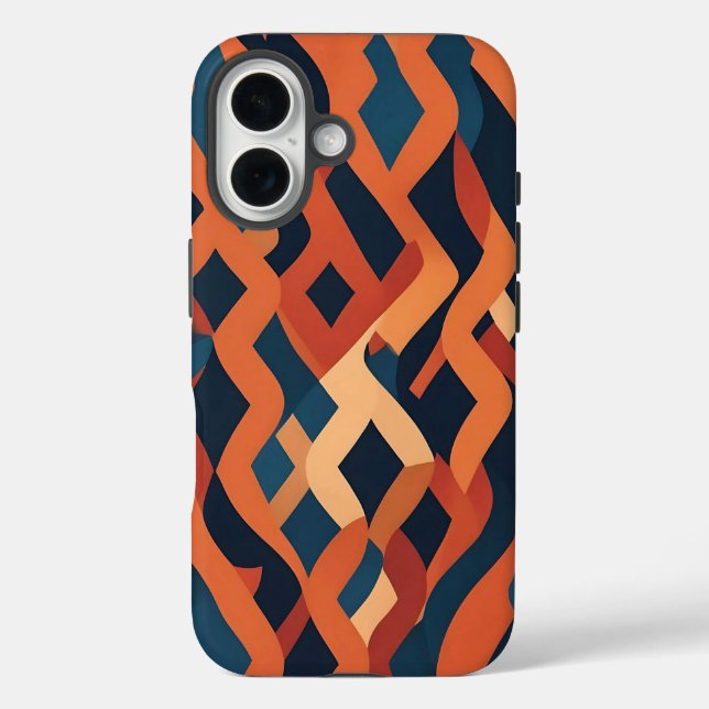 Rhythmic Pattern inspired by Carpet Weaving Case-Mate iPhone Case (Back)