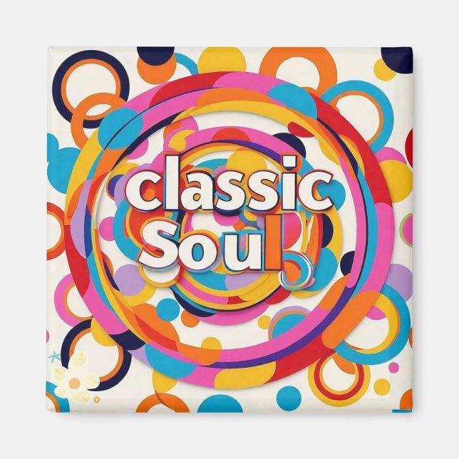 "Rhythmic Reflections" Magnet (Front)