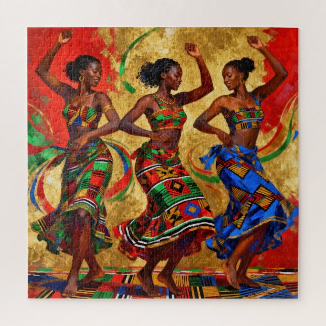 Rhythms in Colour – Black History Celebration Jigsaw Puzzle (Vertical)