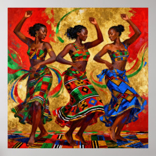 Rhythms in Colour – Black History Celebration Poster