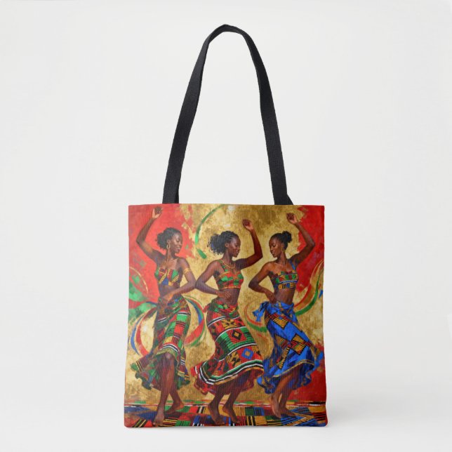 Rhythms in Colour – Black History Celebration Tote Bag (Front)