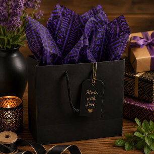 Rhythms of Africa Purple & Black Tissue Paper