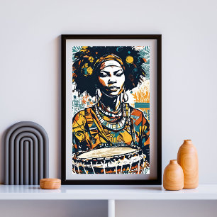 Rhythms of Her Roots – Afrocentric Drum & Culture  Poster