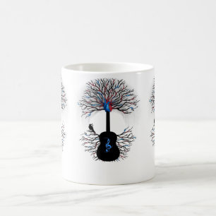 Rhythms of the Heart - ( surreal guitar art ) Coffee Mug